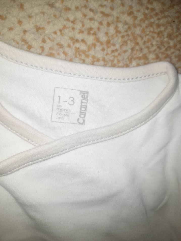 Bebek Erkek Beyaz Uzun Kollu Hastane Kıyafeti - Görsel 2