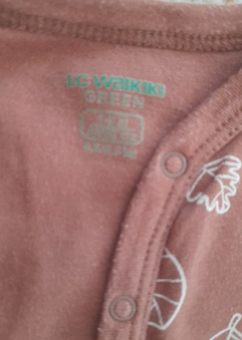 Düğmeli Kahverengi Bebek Kız Tulum - Görsel 2