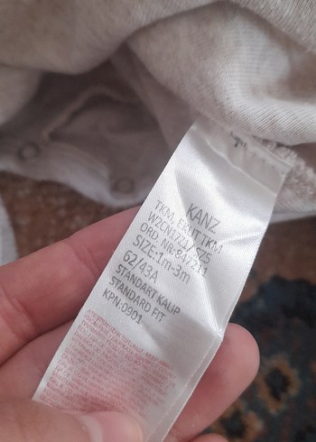 Uzun Kollu Beyaz Bebek Tulum, Kürklü, Balıkçı Yaka - Görsel 2