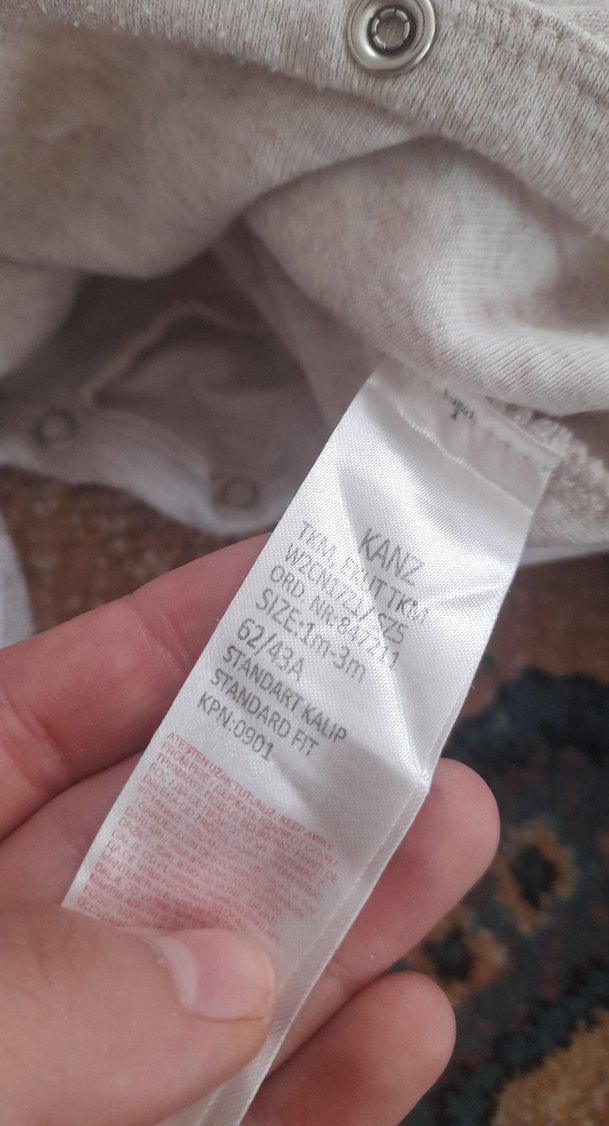 Uzun Kollu Beyaz Bebek Tulum, Kürklü, Balıkçı Yaka - Görsel 2