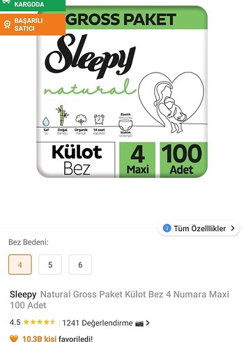 Sleepy Ultra Paket 82 Adet Bebek Bezi ve 100 Maxi Adet - Görsel 2