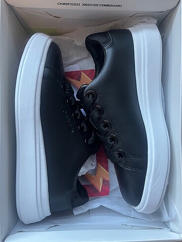 36 Beden siyah Renk Calvin Klein Sneaker Unisex Sıfır