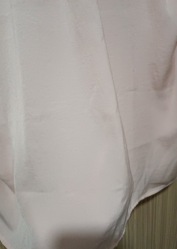 Pembe V Yaka Kadın Gömlek - Görsel 3