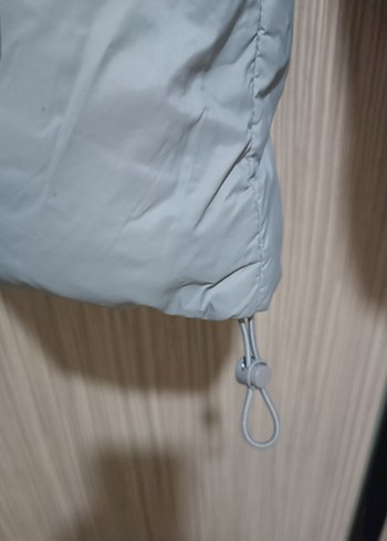 Gri Kadın Midi Kışlık Mont - Görsel 6