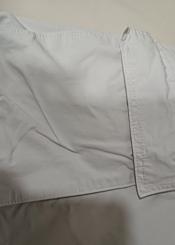Cargo wide leg beyaz/taş pantalon - Görsel 5