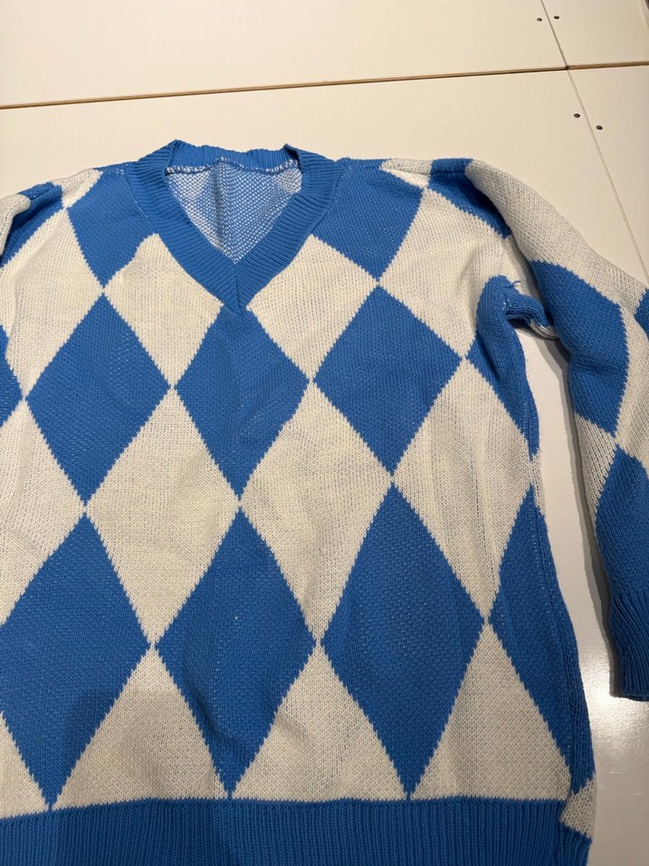 Mavi Gri bayan kazak - Görsel 2