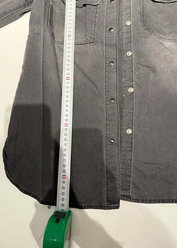 Siyah Düğmeli Kadın Denim Pantolon - Görsel 4