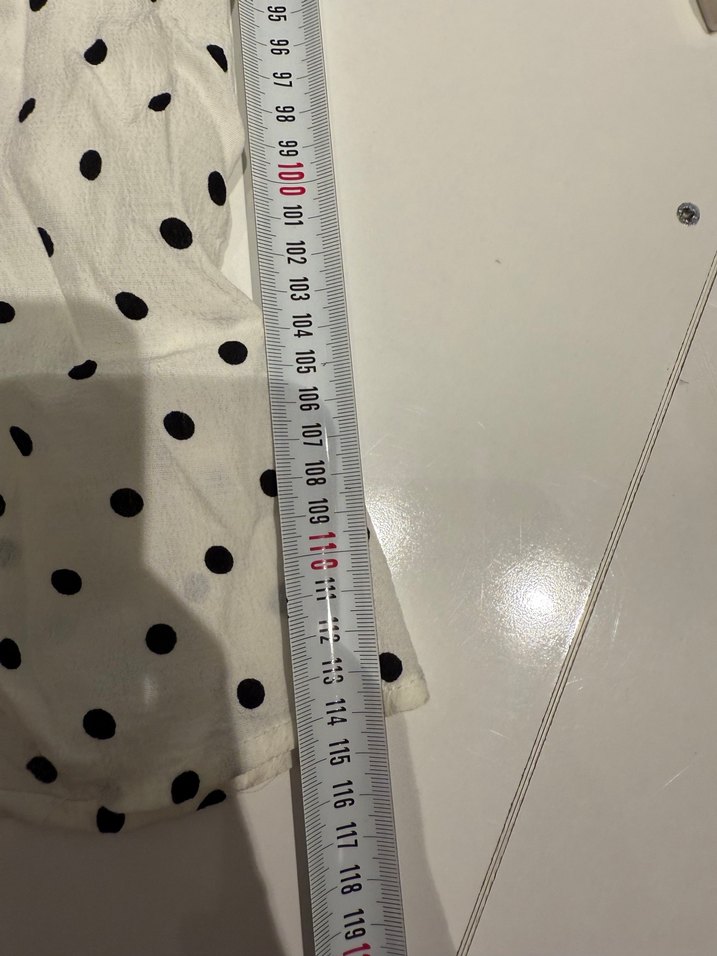 Siyah Puantiyeli Kumaş elbise - Görsel 2