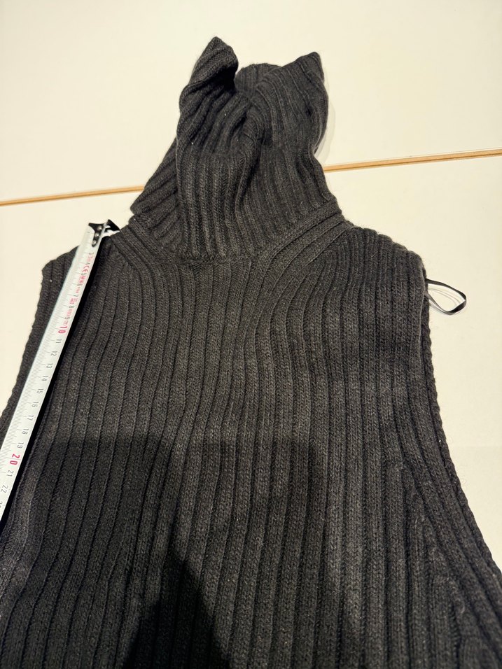 Kadın Siyah Triko Boğazlı Süveter - Görsel 3