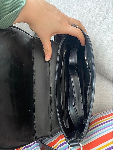  Beden siyah Renk Baget çanta