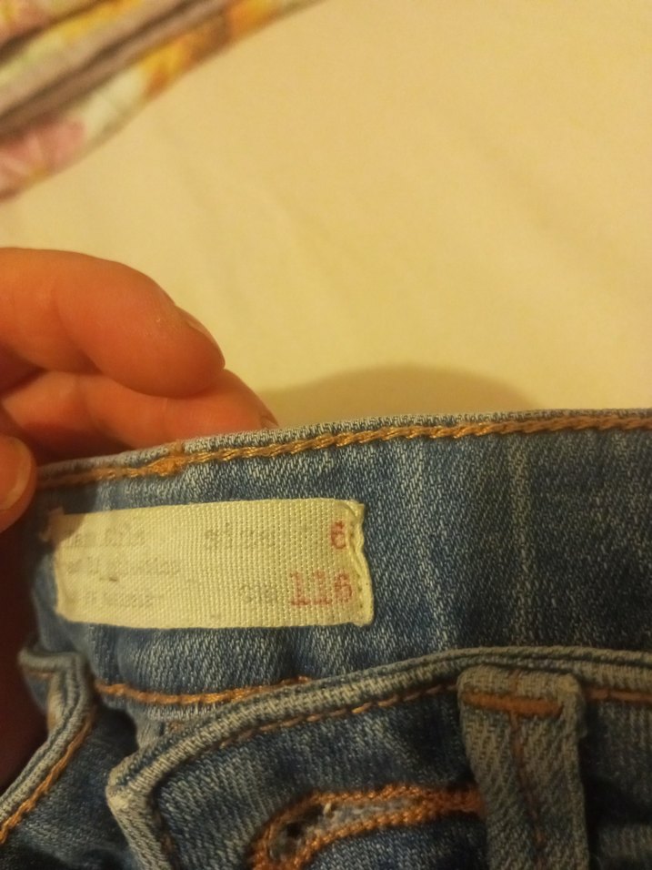 Çocuk Mavi Dar Kesim Kot Pantolon - Görsel 2