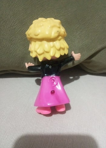 Pembe renkli ışıklı oyuncak bebek maşa ve kocaayının maşa'sı - Görsel 2