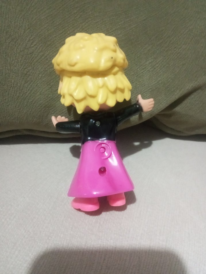 Pembe renkli ışıklı oyuncak bebek maşa ve kocaayının maşa'sı - Görsel 2