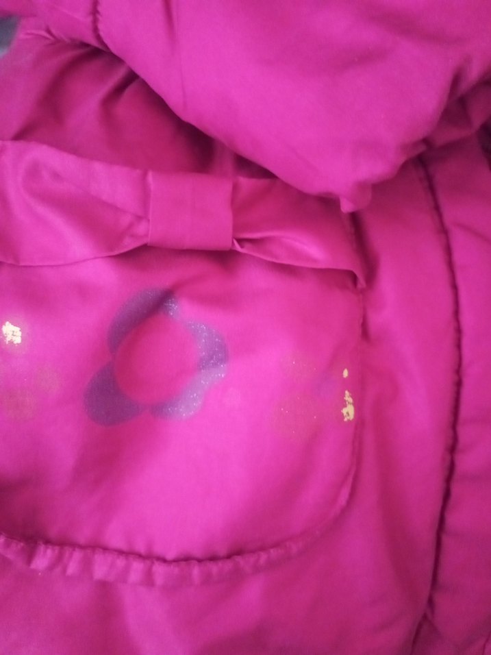 Kız Çocuk Pembe Kapüşonlu Kürklü Mont - Görsel 4