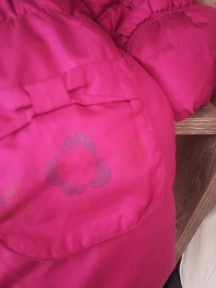 Kız Çocuk Pembe Kapüşonlu Kürklü Mont - Görsel 5