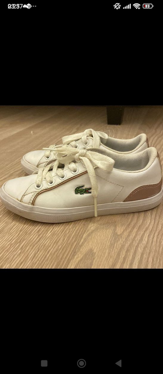 Lacoste Beyaz Kız çocuk Bağcıklı Sneaker - Görsel 3