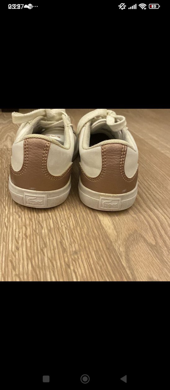 Lacoste Beyaz Kız çocuk Bağcıklı Sneaker - Görsel 2