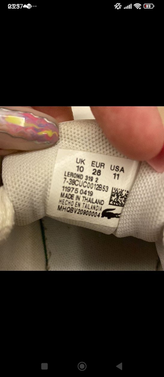 Lacoste Beyaz Kız çocuk Bağcıklı Sneaker - Görsel 5