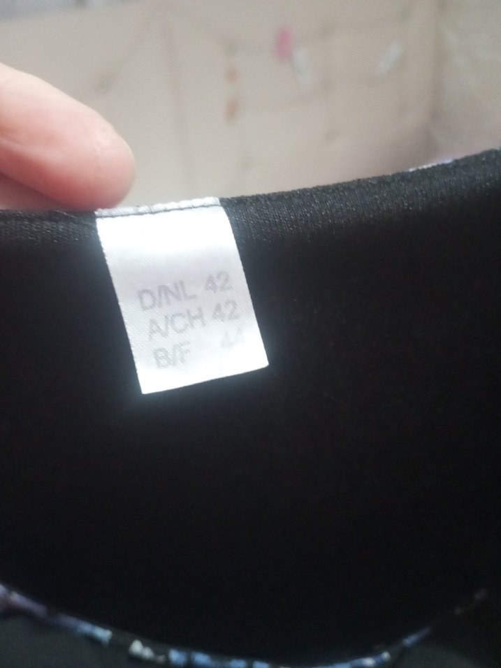 Mavili karışık Desenli Fırfırlı Kadın Bluz - Görsel 2