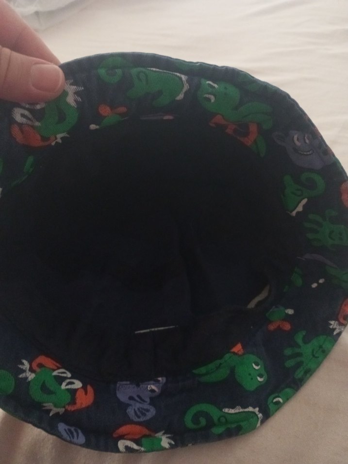 Çocuk Renkli Baskılı Kova Şapka - Görsel 3