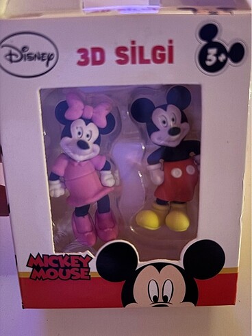 3d Mickey mouse silgi