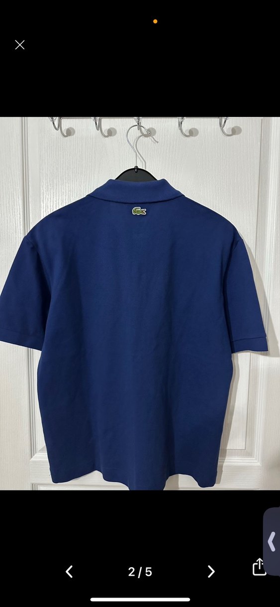 Lacoste Lacivert Kısa Kollu Polo Tişört - Görsel 2
