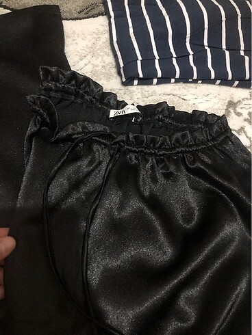 Zara Zara L beden parlak pantolon