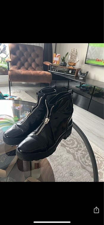 36 Beden siyah Renk Kadın zara bot