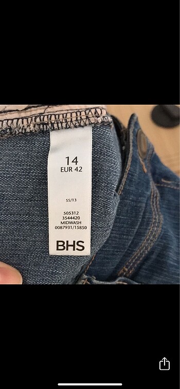 42 Beden mavi Renk #kot #etek #spor #rahat #şık #denim