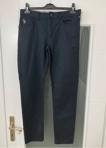U.S Polo Assn. Polo Lacoste Koyu Lacivert Slim Fit Pantolon