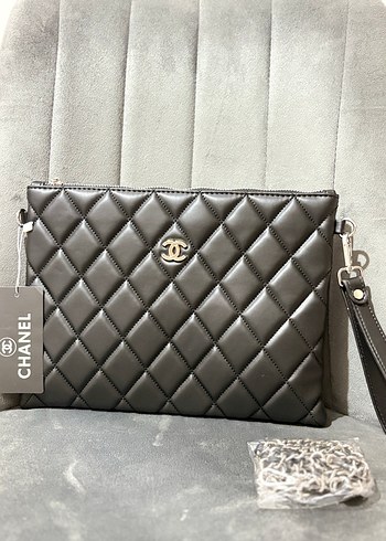  Beden Chanel Gri Deri Kadın Çanta
