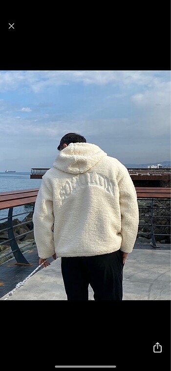 H&M erkek peluş mont