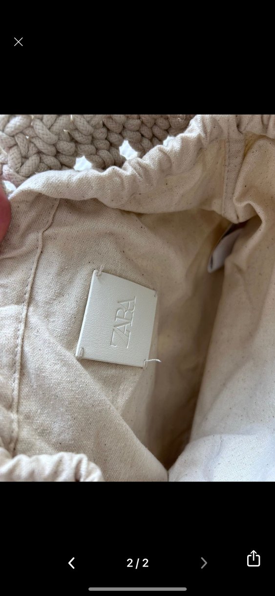 Makrome Zara Krem Kadın Çanta - Görsel 2