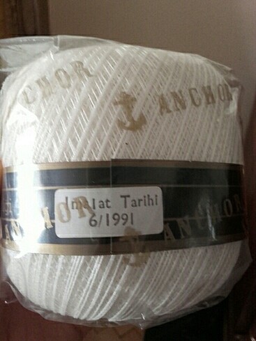  Beden beyaz Renk Anchor çapa dantel ipi Adet Fiyatı 300TL