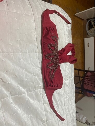 Diğer Sunset bordo sıfır bikini üstü