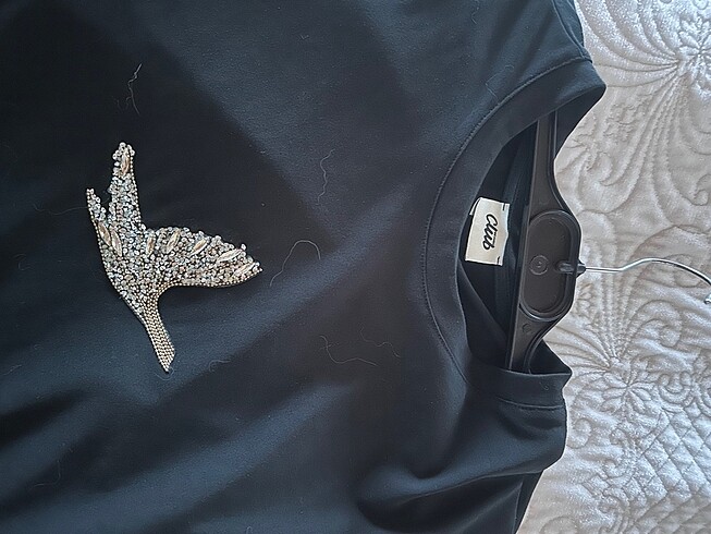 38 Beden siyah Renk T-shirt