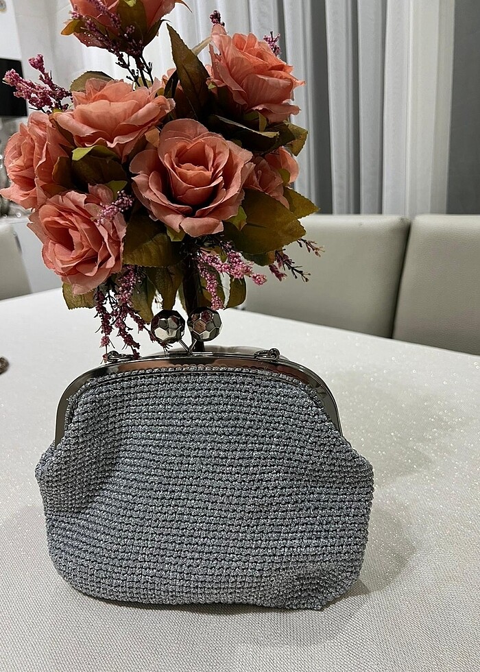 Zara El örgüsü Bozuk para cüzdanı - Görsel 2