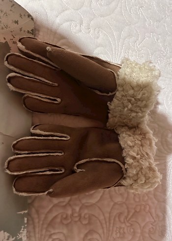 Marcs&spencer koyun yünü süet eldiven - Görsel 2