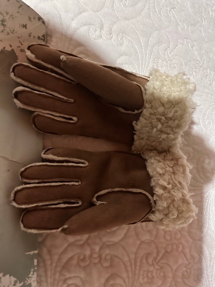 Marcs&spencer koyun yünü süet eldiven - Görsel 2