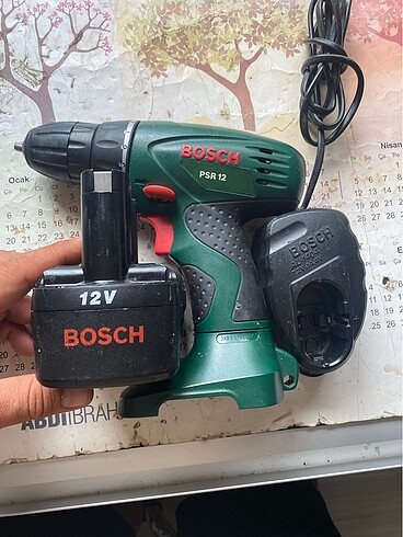 Beden Renk Bosch şarjlı matkap yeni bataryalı