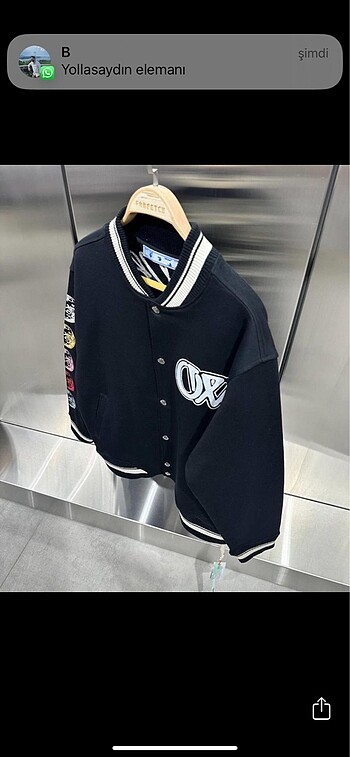 xxl Beden siyah Renk OFF WHITE CEKET