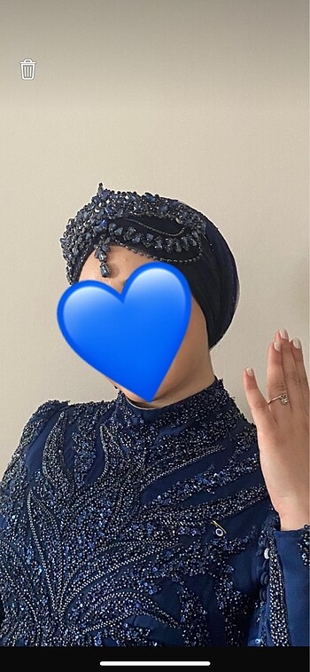 Beden Alınlıklı kına tacı