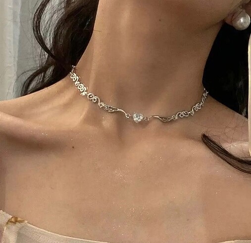 Kalp Choker Kolye