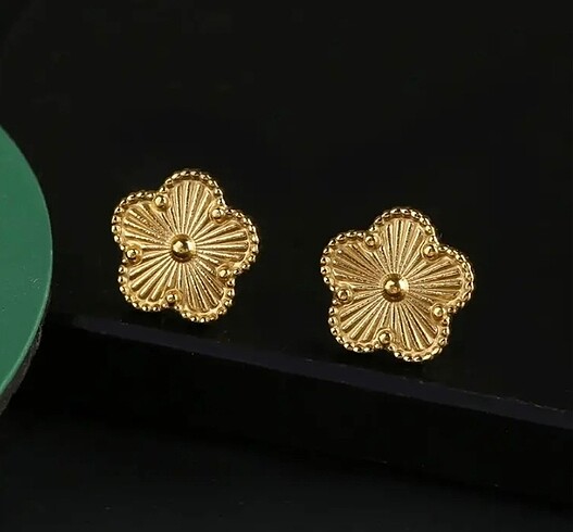 Van Cleef Çelik Küpe