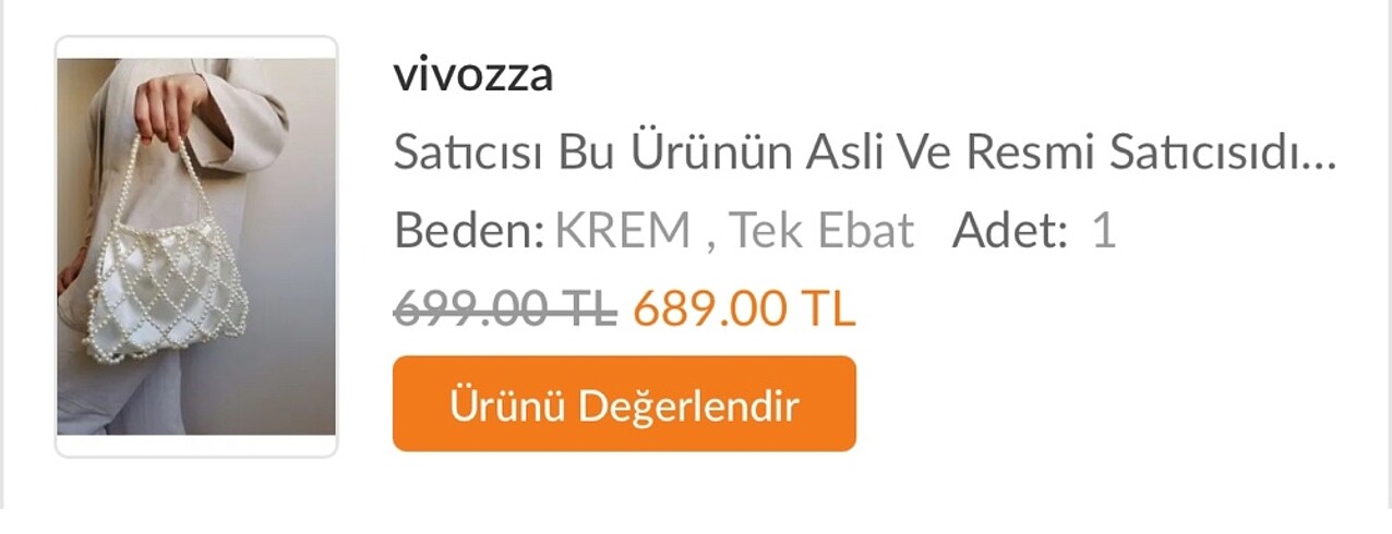 Beden İncili el yapımı çanta