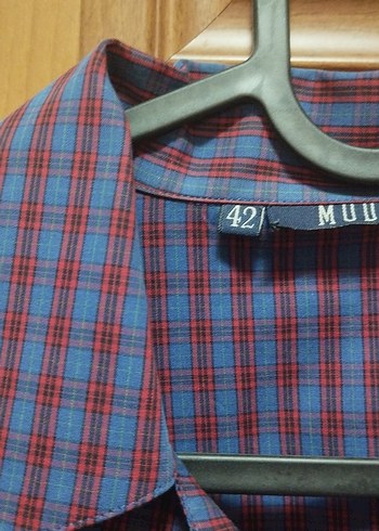 Mudo uzun kollu ekoseli erkek gömlek - Görsel 10