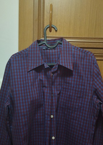 Mudo uzun kollu ekoseli erkek gömlek - Görsel 12