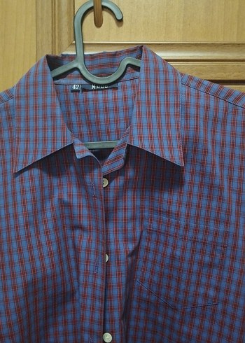 Mudo uzun kollu ekoseli erkek gömlek - Görsel 11