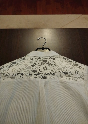 Only marka sırtı dantel detaylı kadın gömlek - Görsel 5