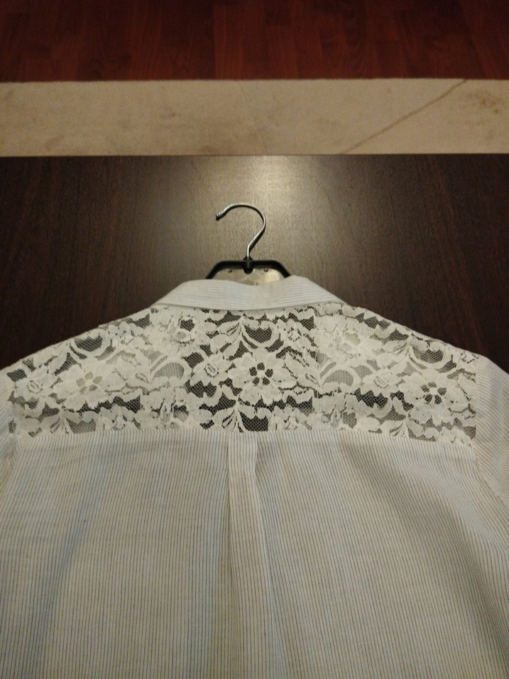 Only marka sırtı dantel detaylı kadın gömlek - Görsel 5